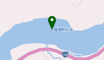 風屋貯水池の地図画像