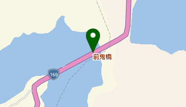 前鬼橋の地図画像