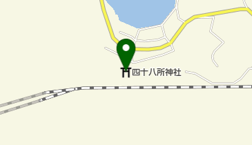 四十八所神社の地図画像