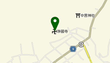 浄國寺の地図画像