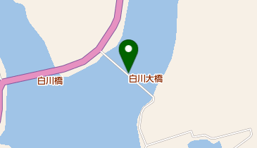 白川大橋の地図画像