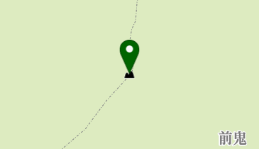 孔雀岳の地図画像