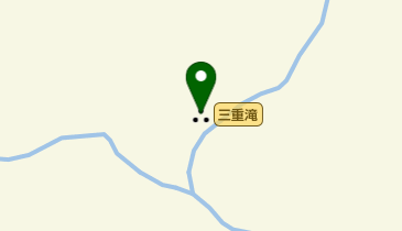 三重滝の地図画像