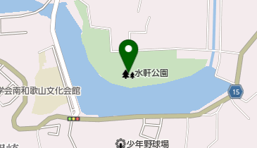 水軒公園の地図画像