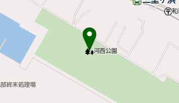 河西公園の地図画像
