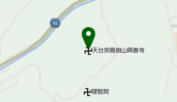 天台宗鳳樹山興善寺の地図画像