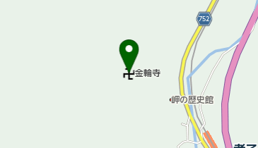 金輪寺の地図画像