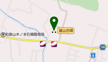 釜山古墳の地図画像