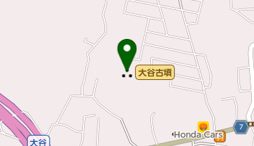 大谷古墳の地図画像