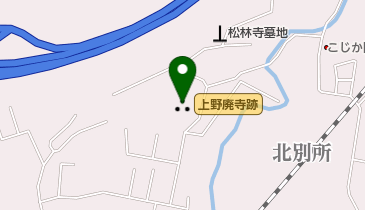 上野廃寺跡の地図画像