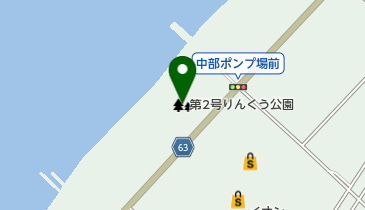 第2号りんくう公園の地図画像