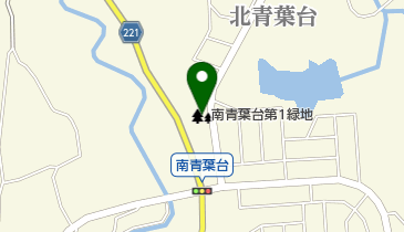 南青葉台第1緑地の地図画像