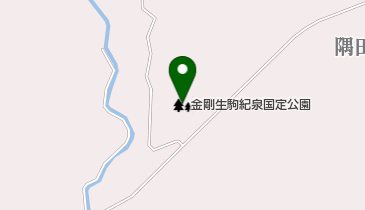 金剛生駒紀泉国定公園の地図画像