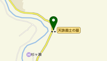 天誅義士の墓の地図画像