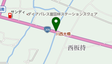 川西大橋の地図画像