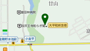 大平和祈念塔の地図画像