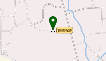 檜隈寺跡の地図画像