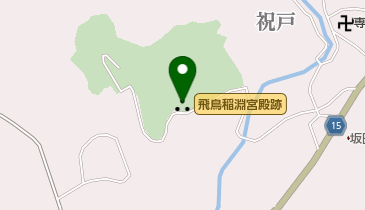 飛鳥稲淵宮殿跡の地図画像