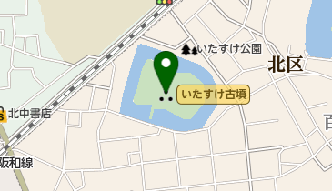 いたすけ古墳の地図画像