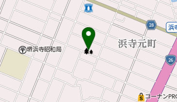 堺市第57-11号公共緑地の地図画像