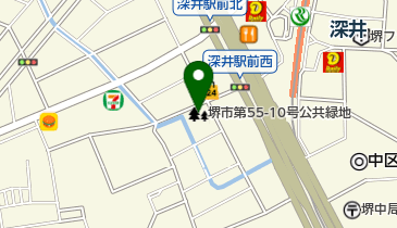 堺市第55-10号公共緑地の地図画像