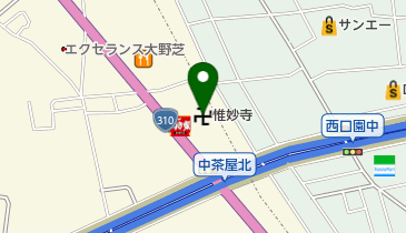 惟妙寺の地図画像