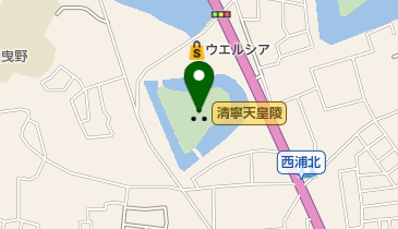 清寧天皇陵の地図画像