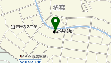 公共緑地の地図画像