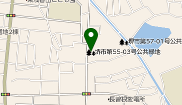 堺市第55-03号公共緑地の地図画像