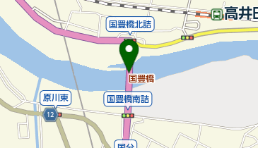 国豊橋の地図画像