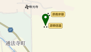 源頼信墓の地図画像