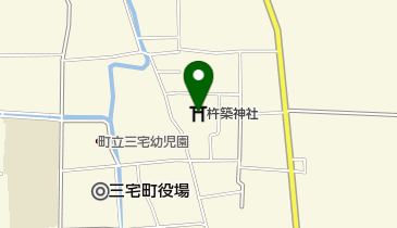 杵築神社の地図画像