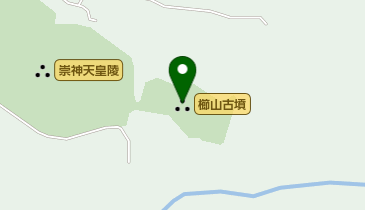 櫛山古墳の地図画像
