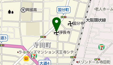 淨長寺の地図画像