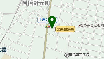 北畠顕家墓の地図画像