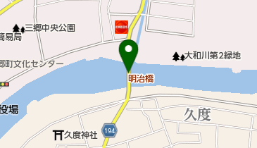 明治橋の地図画像
