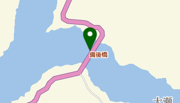 備後橋の地図画像