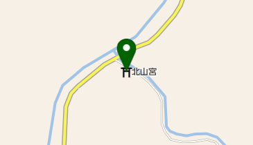 北山宮の地図画像