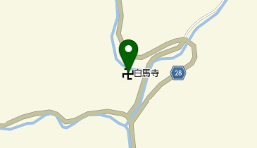 白馬寺の地図画像