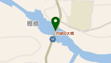 内城田大橋の地図画像
