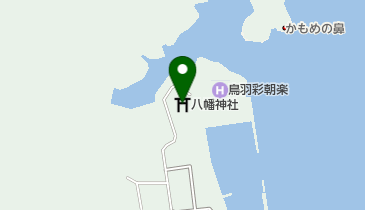 八幡神社の地図画像