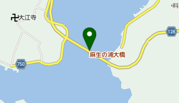 麻生の浦大橋の地図画像