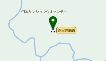 赤目の峡谷の地図画像