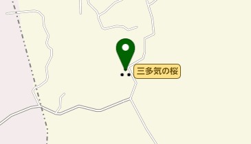 三多気の桜の地図画像
