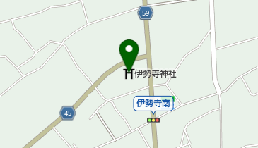 伊勢寺神社の地図画像