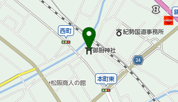 御厨神社の地図画像
