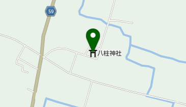 八柱神社の地図画像