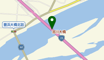 宮川大橋の地図画像