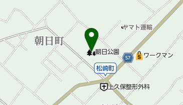 朝日公園の地図画像