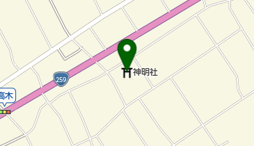 神明社の地図画像